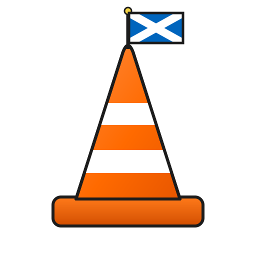 Saltire flag cone